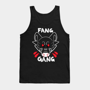 Fang Gang White Tank Top